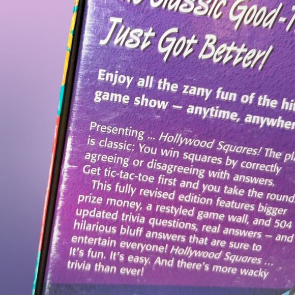 Vintage 1999 Hollywood Squares Game by Parker Brothers from TV Show - Picture 2 of 8